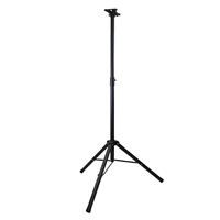 Soporte de Altavoz de Metal Reforzado con Doble Base Plana para Escenario, con Trípode