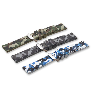 Bracelet de montre en silicone camouflage Upro Universal Fit 20 mm 22 mm 24 mm, attache rapide, bracelet de plongée en caoutchouc - Product Image 6