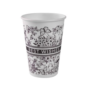 Vasos de papel desechables Homare Suzume de 350 ml, resistentes al calor y de pared gruesa para bebidas calientes - Product Image 3