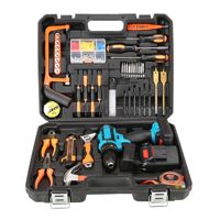 Kit d'Outils Combiné pour Réparation Domestique: Perceuse Électrique et Tournevis