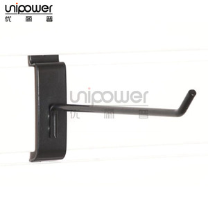 Universal Slotted Panel <b>Hooks</b> Black Powder Coated Carbon Steel 30kg Load Kitchen Wall Storage <b>Tool</b> <b>Hooks</b> Single <b>Hook</b> Type - Product Image 4
