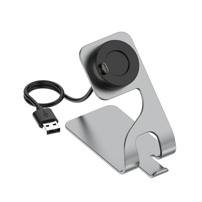 Metal charger dock-gray