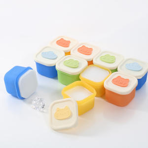 Nueva tendencia, horno microondas de grado alimenticio sin Bpa, seguro, fácil agarre, a prueba de fugas, contenedores de almacenamiento de alimentos de silicona - Product Image 1