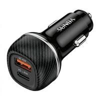 Chargeur de voiture premium 90W, charge rapide PD45W QC45W, puce de sécurité, adaptateur allume-cigare 12V-24V pour iPhone 17 16 Android