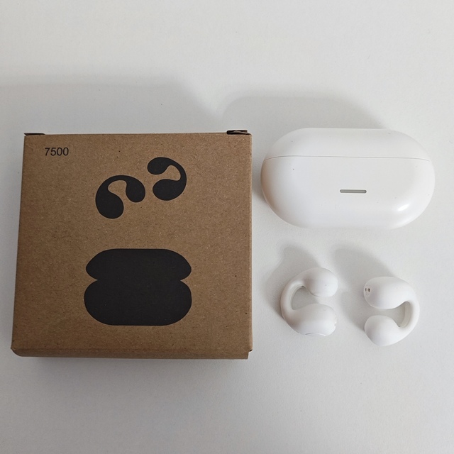 Clip-On Open Ear Bone Conduction TWS Earbuds Waterproof 3D Stereo Bass Wireless Earphones Clip-On Headset for Sports Gaming
