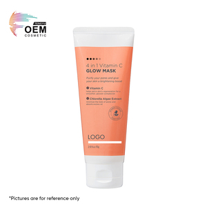 Produsen OEM Perawatan Kulit Sesuai Standar EU, Mencerahkan Pigmentasi, Menghaluskan, Menyeimbangkan Minyak, Masker Wajah 4 in 1 Vitamin C Glow <span class=keywords><strong>Mask</strong></span> - Product Image 4