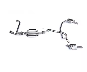 <span class=keywords><strong>Carlet</strong></span> Design Nissan Patrol 5.6L T304 Sistema de escape con válvula deportiva de acero inoxidable Ecnal - Product Image 1