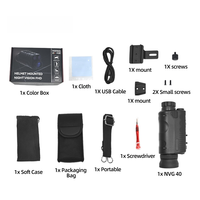 Monoculaire numérique WiFi 1080P à vision nocturne pouvant être combiné en configuration binoculaire avec illuminateur IR 850nm/940nm