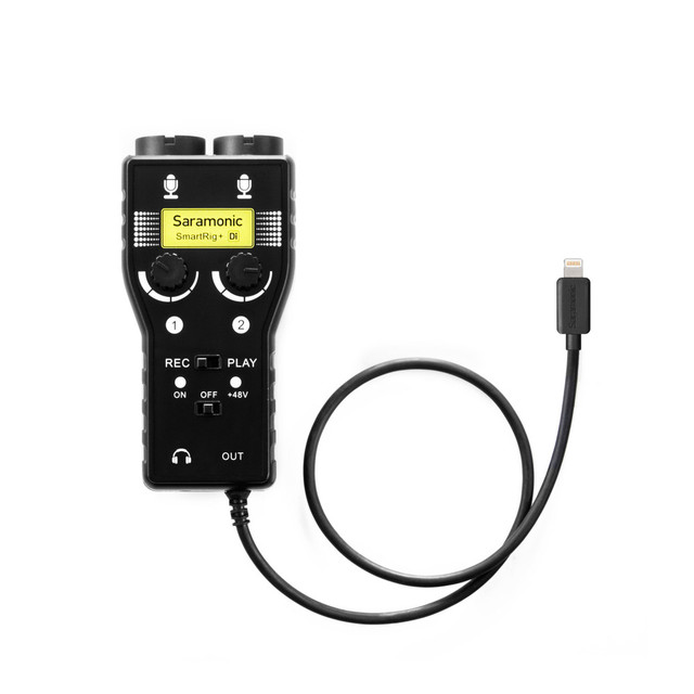 Saramonic SmartRig+ Di Two Channel Audio Interface With XLR and 3.5mm Inputs