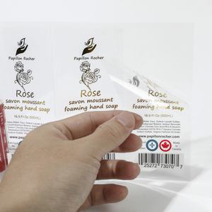 Etiqueta Adhesiva Transparente de PVC de Alta Calidad para Estampado en Caliente, Etiqueta Circular Impermeable para Logotipos de Vino, Impresión Publicitaria Plateada - Product Image 5