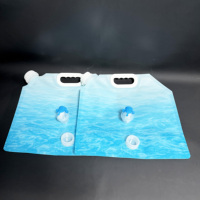 Pochette souple verticale en plastique de 5L avec bec verseur Vitop pour emballage de boissons