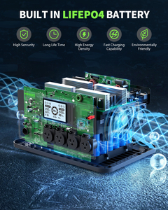 EBL Outdoor 36000 MAH Charging 2400W Portable Power Station <b>Generators</b> Lifepo4 2400W Solar <b>Mobile</b> Power Station for Home - Product Image 6