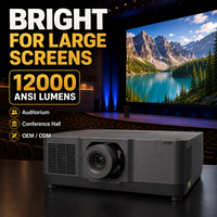 Projecteur laser commercial 12000 lumens WUXGA 3LCD pour location de scène, auditorium et salle de conférence
