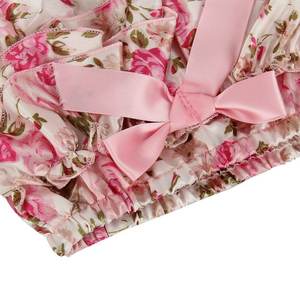 Ensemble de vêtements pour bébés filles, 2 pièces/lot, en coton, imprimé floral, barboteuse d'été + short, vêtements pour bébés filles, nouveau - Product Image 6