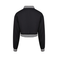 Veste décontractée de style baseball pour femmes, manteau léger en coton pour le printemps et l'automne avec manches longues, vêtements tendance et à la mode
