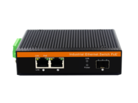 Switch industriel Gigabit à fibres optiques, ports Ethernet, switch non géré, DC12-57V -40~85 ℃    Mount