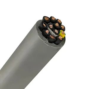 Cable de control apantallado trenzado de alambre de cobre revestido HUADONG Kvvp 27x1,5mm