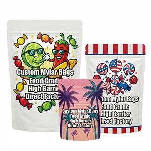 Bolsas de Mylar Resistentes a Desgarros de Grado Alimenticio, 3.5g, Estilo Cali, Bolsa Personalizada con Cierre Hermético para Empacar Hierbas - Product Image 1