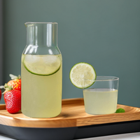 Mug en verre borosilicate de haute qualité, simple et créatif, coloré, fait main, pour la maison, avec couvercle.