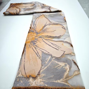 Fancy Bloem Borduurwerk Jacquard Brokaat Stof Kant Voor Feestjurken Lt21805 - Product Image 4