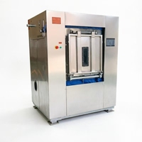 Laveuse-essoreuse industrielle 50 kg à verrouillage de sécurité avec barrière sanitaire pour équipements de blanchisserie destinée aux établissements de santé publique