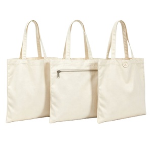 Sac fourre-tout en toile de coton 12 oz à fermetures multiples sécurisées pour le bureau, l'école, imprimé sur mesure - Product Image 1