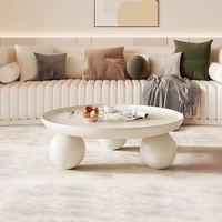 Table basse nordique moderne crème, durable, écologique, style simple et luxueux, panneau pour petit appartement, matériau de revêtement, Internet