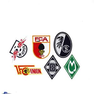 Patch brodé thermocollant avec emblème d'équipe de <span class=keywords><strong>football</strong></span>, utilisé pour les motifs brodés sur les vêtements et les sacs à dos - Product Image 4