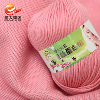No a granel personalizable venta al por mayor diy teñida solución 6ply 100% acrílico bebé hilo para tejer suéteres