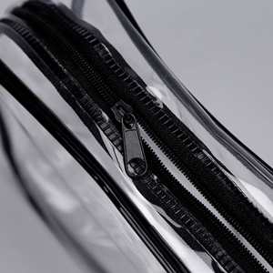 Bolsas de Viaje Transparentes de PVC con Cierre y Logotipo Personalizado, Bolsa de Maquillaje, Bolsa de Cosméticos, Bolsa de Embalaje con Cierre para Bikini - Product Image 5