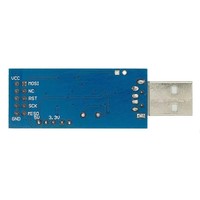 Programador USBASP AVR USB ATMEGA8 ATMEGA128 ATtiny/CAN/PWM Módulo de cable de 10 pines DIY + carcasa de placa adaptadora de 10 pines a 6 pines