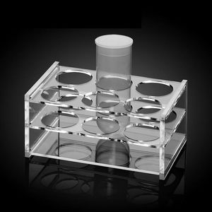 Support pour tubes à centrifuger en verre organique transparent 10 ml 48 trous pour usage en laboratoire - Product Image 4
