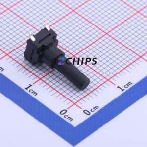 K2-1839SQ-V4SW-02 Tactile Switch SMD-4P,6.2x6.2mm Switch 2.5N Vertical Mount 6.2mm 6.2mm - Product Image 1