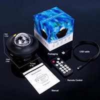 Projecteur d'étoiles coloré, veilleuse, haut-parleur Bluetooth, salon, chambre à coucher, ambiance romantique