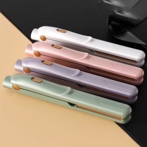 Портативный профессиональный электрический беспроводной Usb-выпрямитель для волос с керамическим покрытием и Usb-кабелем - Product Image 1