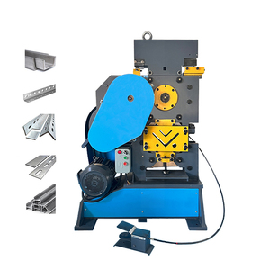 Machine combinée de découpe et de cisaillement motorisée pour le traitement des tôles d'acier - Product Image 1