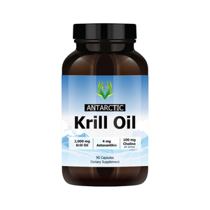 OEM Private Antarctic Krill Oil Capsules with Krill Oil and Astaxanthin Supports Brain Immune Joint Health OEM Krill Oil Complex - Product Image 1