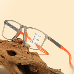 <span class=keywords><strong>Lunettes</strong></span> <span class=keywords><strong>de</strong></span> lecture bifocales hommes femmes Pc Rectangle <span class=keywords><strong>anti</strong></span>-dérapant Orange gris sport dioptrie 125 150 - Product Image 1
