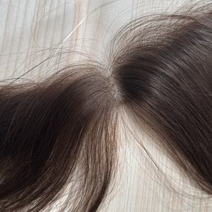 얇은 헤어 라인 토퍼 1.5*11 인치 착용하기 쉬운 전면 레이스 패치 전체 레이스 핸드 타이 커버 업 헤어 패치 - Product Image 6