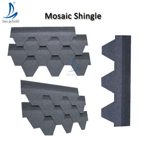 Tejas de Asfalto Rusas en Rollo, Tejas de Madera con Aspecto de Pizarra, Solares - Product Image 2