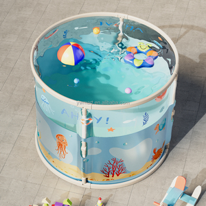 Nouvelle <span class=keywords><strong>Baignoire</strong></span> Bébé Transparente de <span class=keywords><strong>Haute</strong></span> Qualité, <span class=keywords><strong>Baignoire</strong></span> <span class=keywords><strong>Pliable</strong></span> Autonome et Portable pour Bébé (ou Piscine Bébé) - Product Image 4