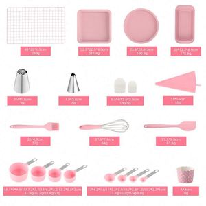 Bakeware Decorating <b>Set</b> Metal Bar-shaped Cake Tool for Kitchen Tabletop <b>Baking</b> & Toasting Manufacturer Direct - Product Image 3