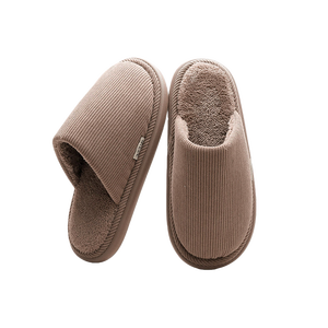 Pantuflas Cálidas de Algodón con Forro de Peluche para Parejas - Diseño Nuevo de Invierno 2025 para Hombre - Uso en Interiores - Pantuflas Sencillas de Algodón para Mujer - Product Image 6