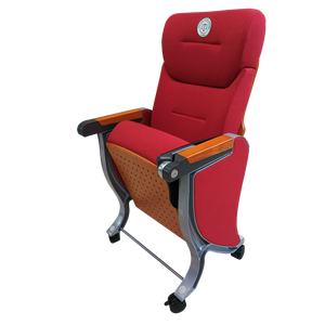 Sillas de Auditorio Plegables con Logotipo Personalizable, Muebles Modernos para Teatro, Sillas para Salón de Banquetes e Iglesia, Móviles - Product Image 1
