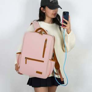 Sac à dos d'affaires personnalisé avec logo, léger, style coréen, pour garçons et filles, avec port USB, idéal pour les voyages - Product Image 2