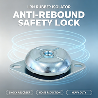 Supports de cloche métalliques avec isolateurs de vibrations en caoutchouc, amortisseurs anti-vibrations découpés pour la réduction du bruit des générateurs et moteurs marins, OEM