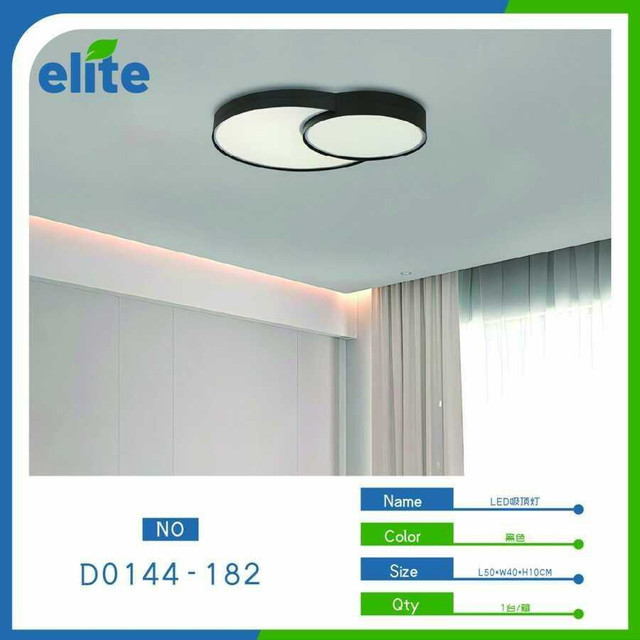 Modern LED Ceiling Lamp with 6000K and 4000K CCT AC Powered IP44 Home Office Decor for Interior Lighting Solutions