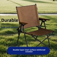 Chaise pliante portable d'extérieur - Style Kermit - Acier au carbone - Mobilier d'extérieur pour le camping, la plage, la pêche et les rassemblements