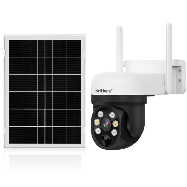 4MP HD Wireless Outdoor CCTV Solar Camera with Two-Way Audio, AI Human Detection for Security