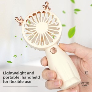 USB Xách Tay Điện Mini <span class=keywords><strong>Fan</strong></span> Sáng Tạo Mèo Thiết Kế Làm Mát Không Khí Hộp Nhựa <span class=keywords><strong>Fan</strong></span> Cho Xe Ngoài Trời Sử Dụng Cầm Tay Làm Ẩm Hộ Gia Đình - Product Image 4